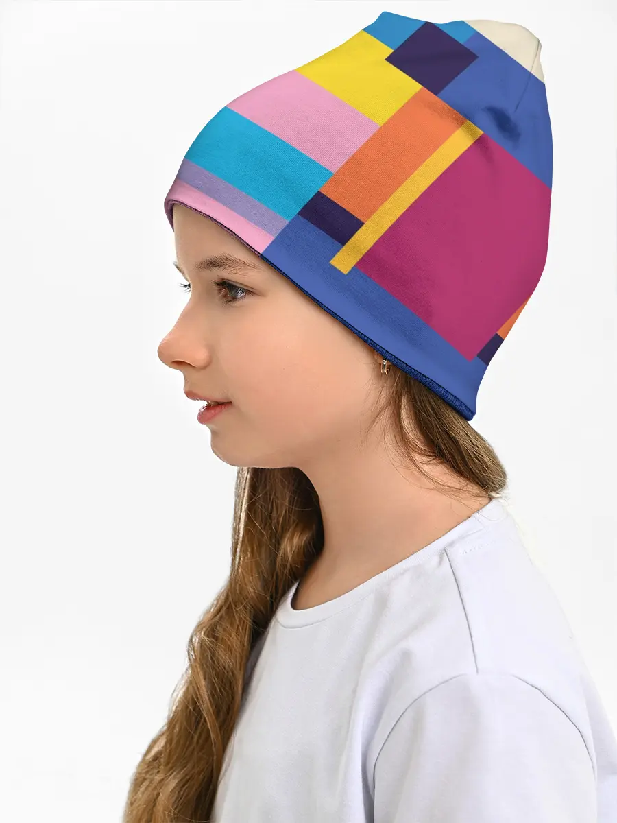 Детская шапка / Плавные узоры