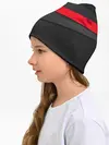 Детская шапка / Красные полосы