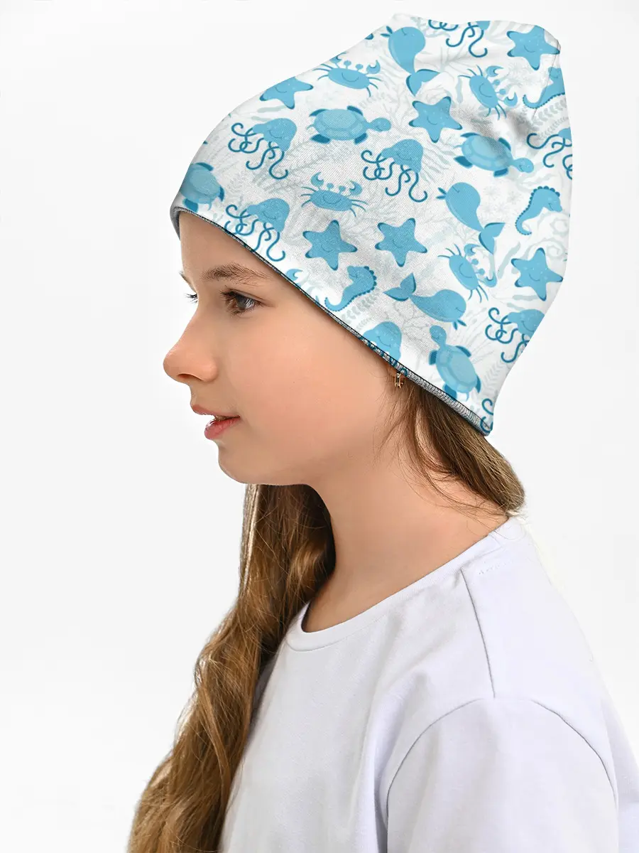 Детская шапка / Морские жители