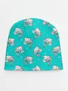 Детская шапка / Котики и рыбки