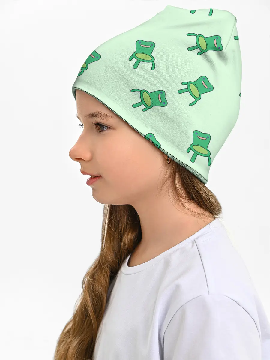 Детская шапка / Froggy crossing