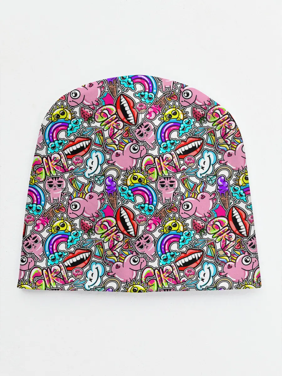 Детская шапка / сумасшедший стикербомб