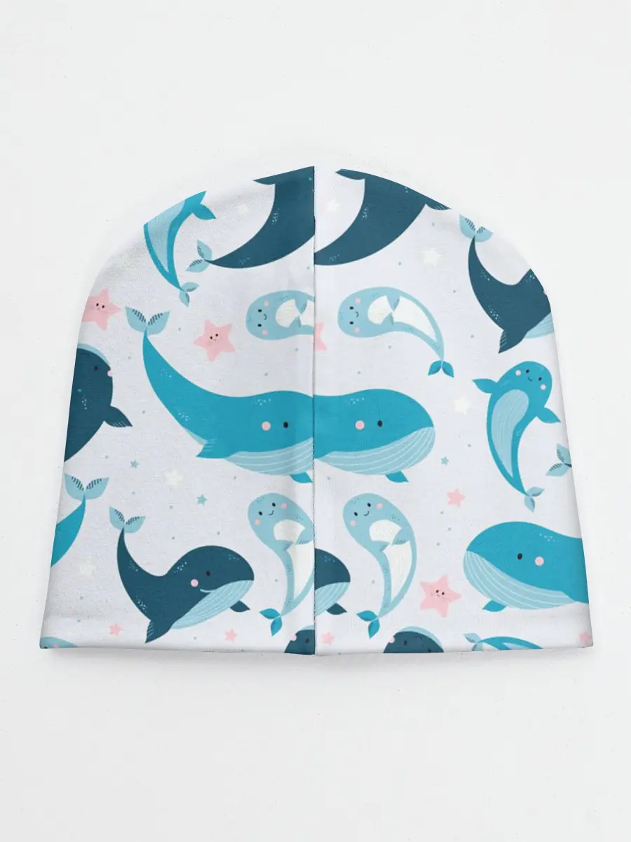 Детская шапка / Киты и тюлени