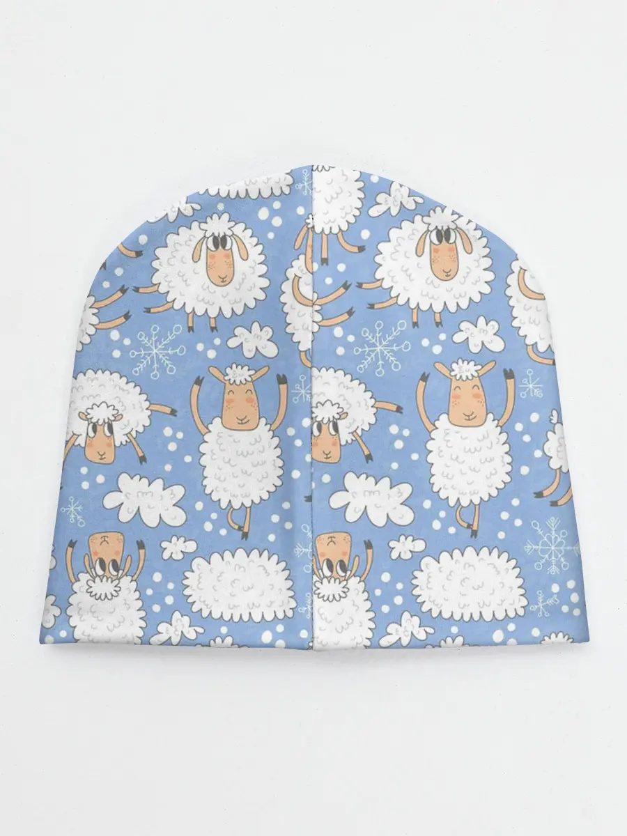 Детская шапка / Счастливые овечки