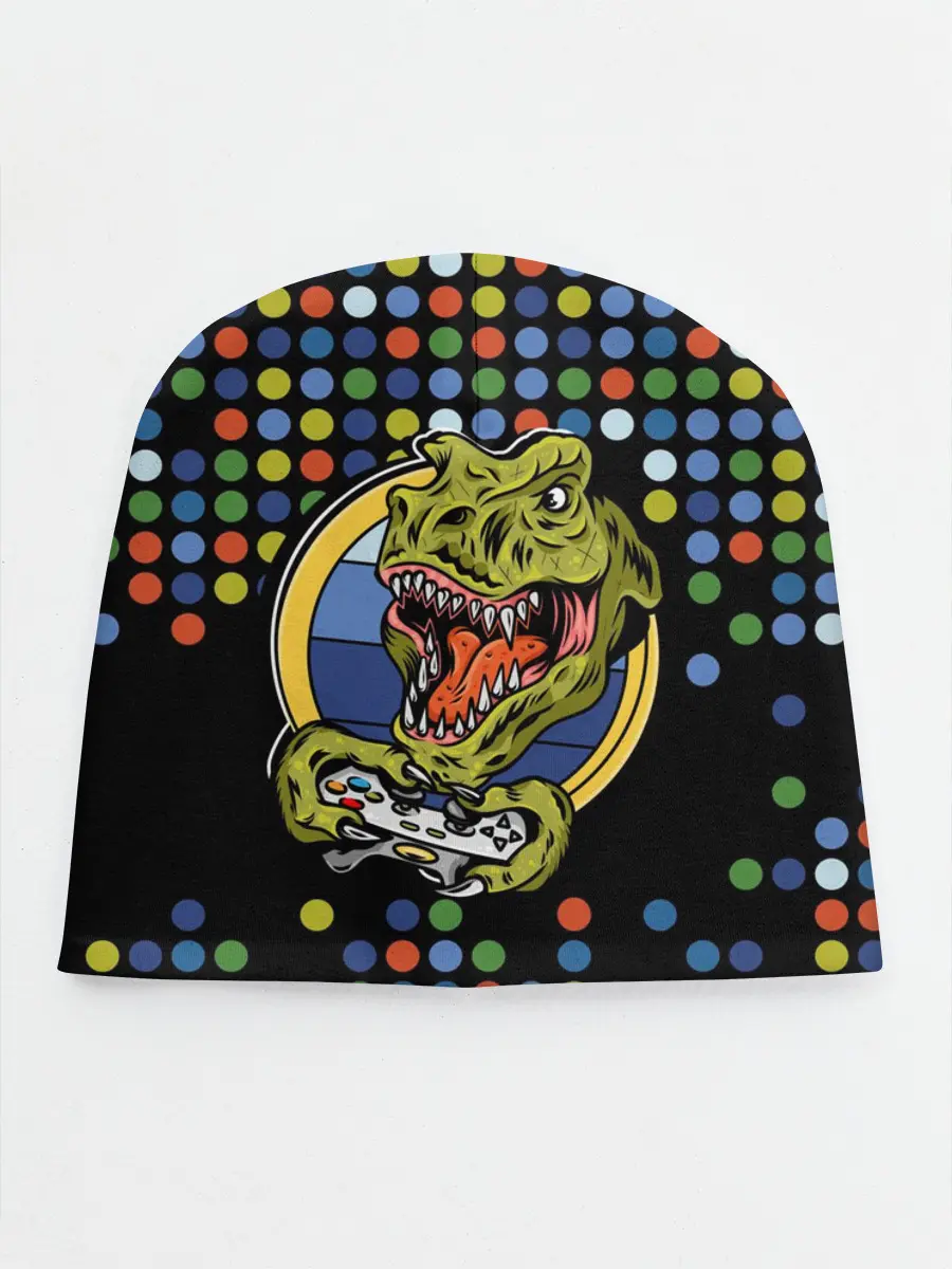 Детская шапка / Динозавр-игрок