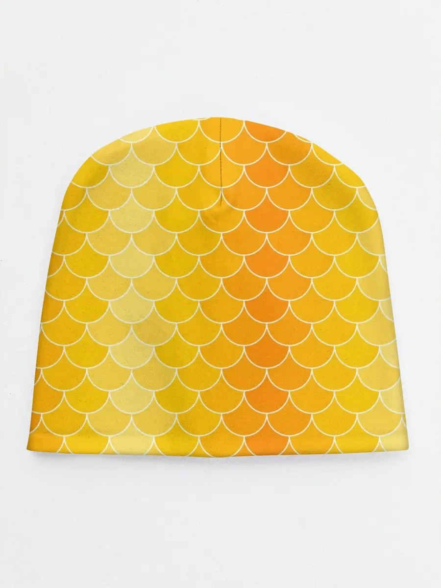 Детская шапка / Желтая чешуя