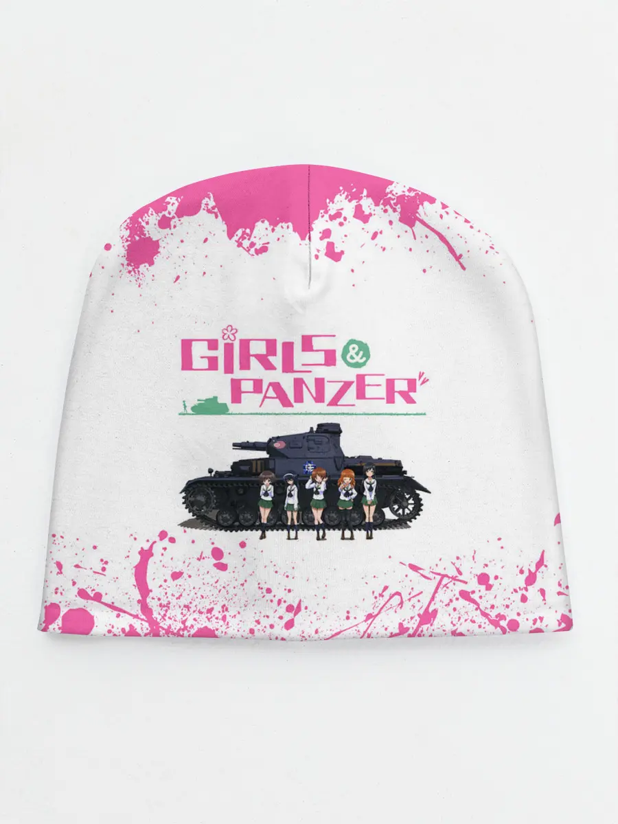 Детская шапка / Девушки и танки | Pink
