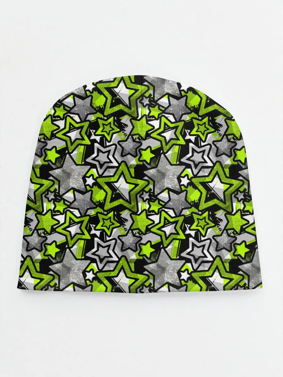 Детская шапка / 3D звездочки