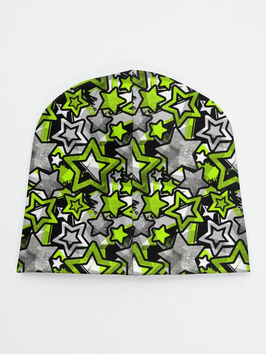 Детская шапка / 3D звездочки