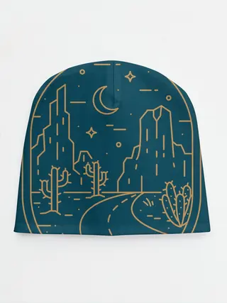 Детская шапка / КОСМИЧЕСКИЙ ПЕЙЗАЖ. ЗЕМЛЯ