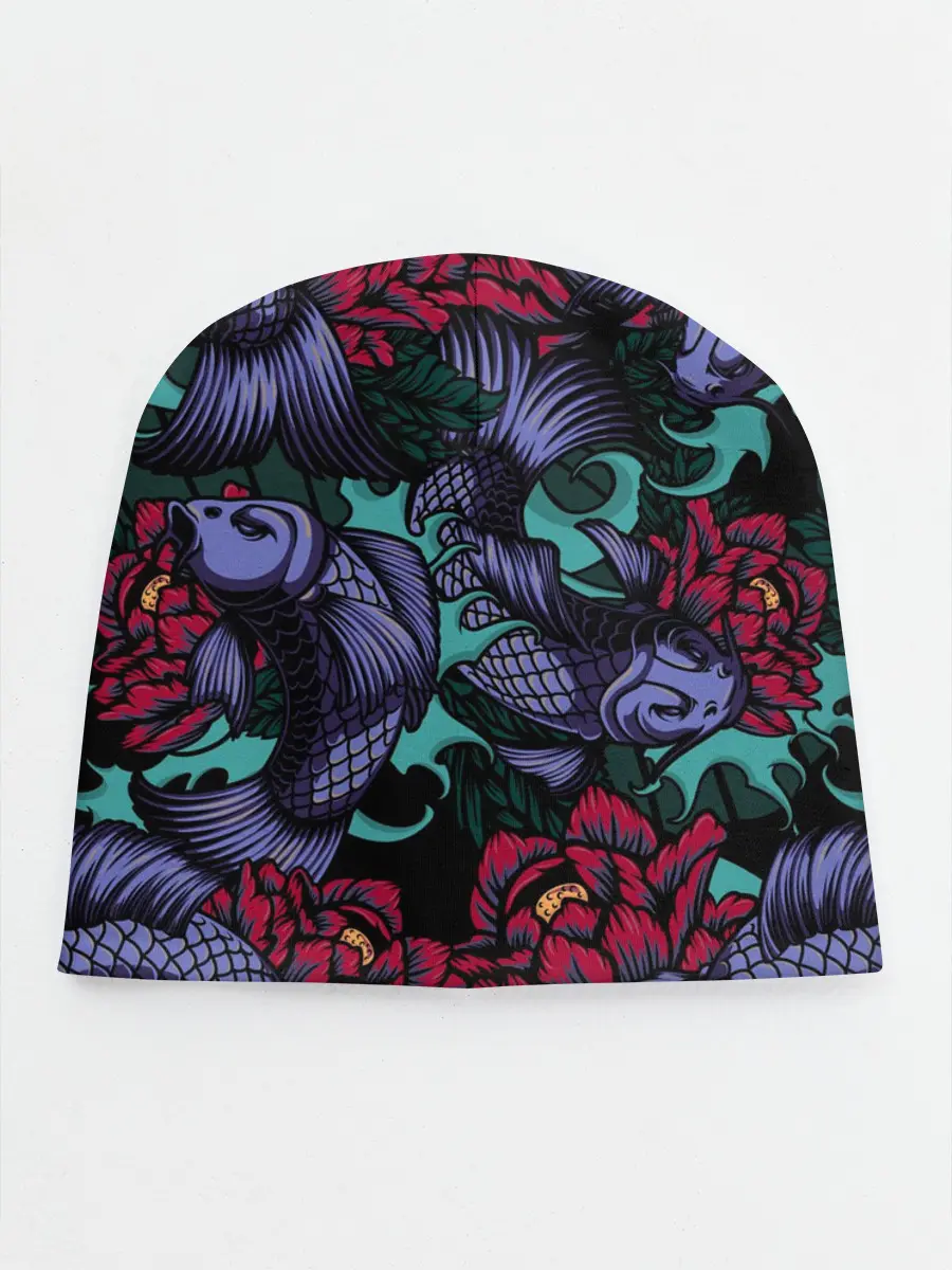 Детская шапка / Японские карпы