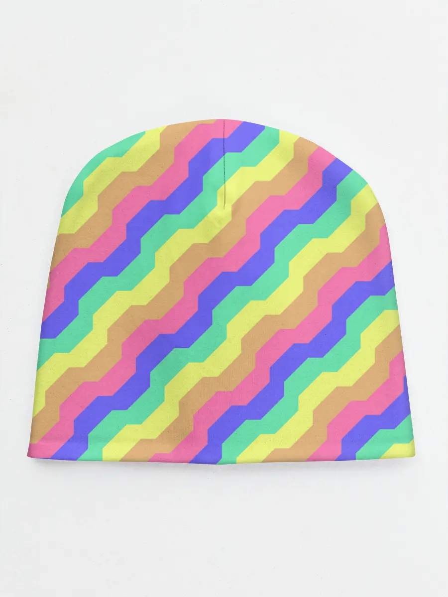 Детская шапка / Радужные волны
