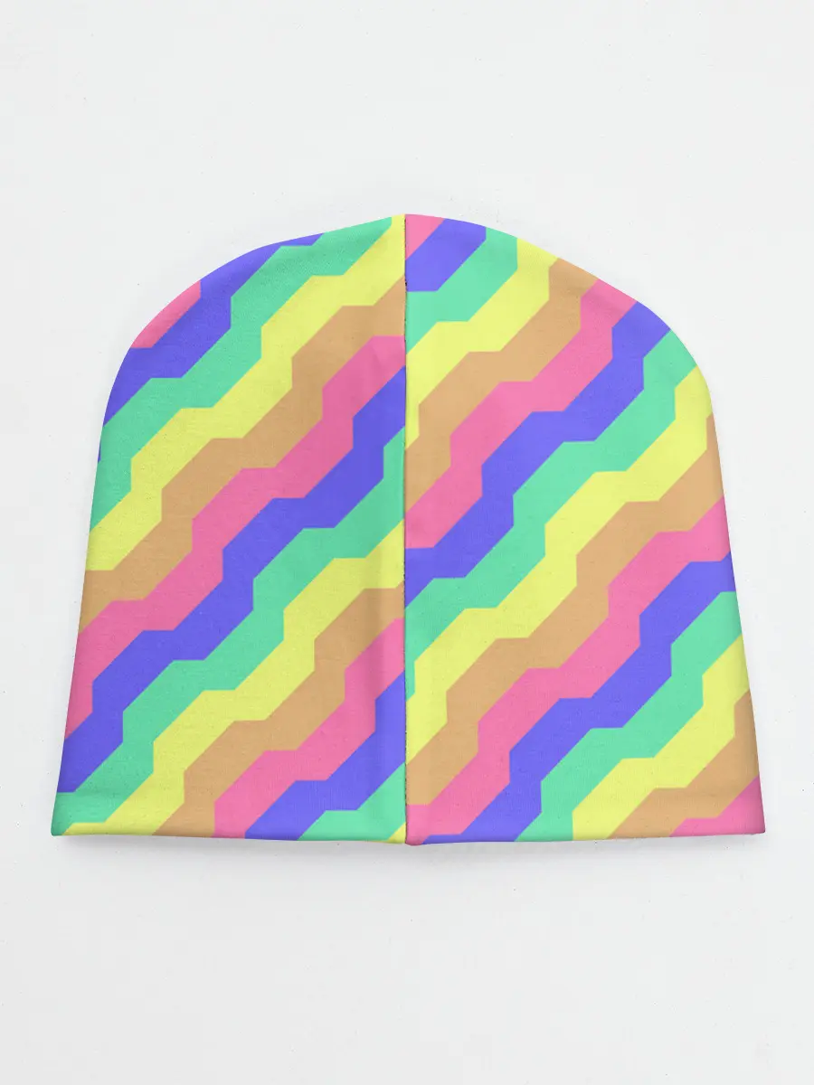Детская шапка / Радужные волны