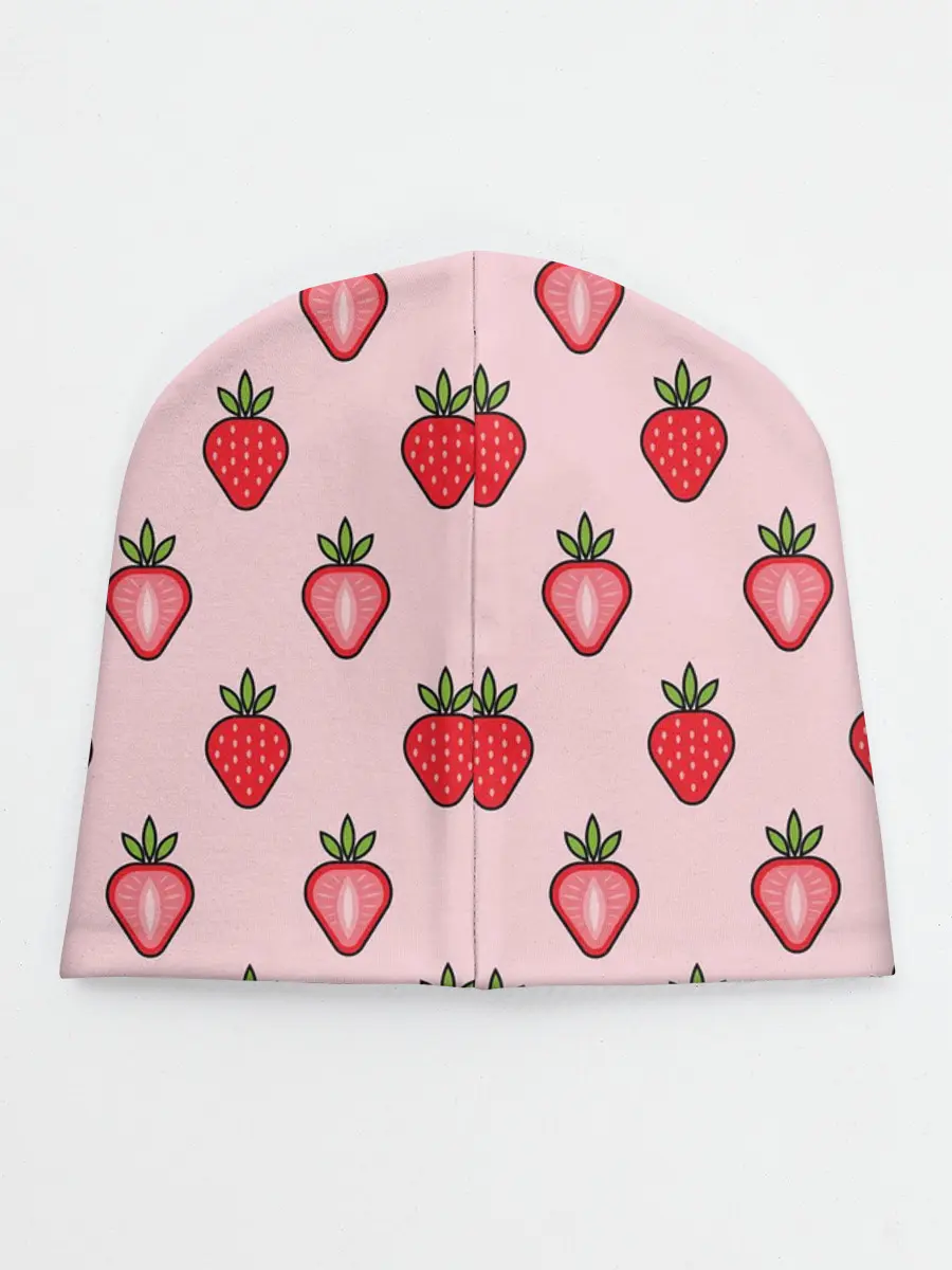 Детская шапка / Клубничное настроение