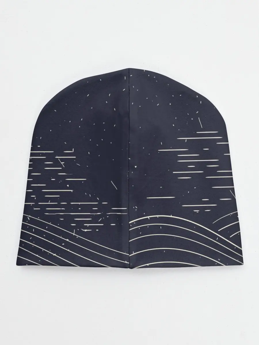 Детская шапка / Одинокий корабль в море