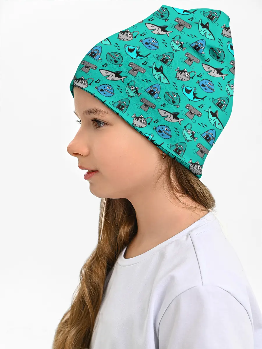 Детская шапка / Морские рыбки