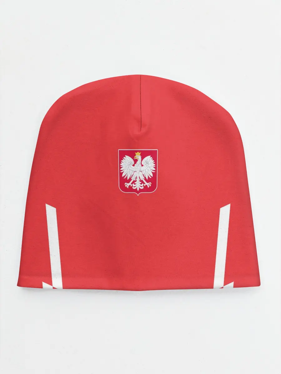 Детская шапка / Польша футбольная форма