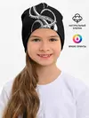 Детская шапка / Octopus Black and White
