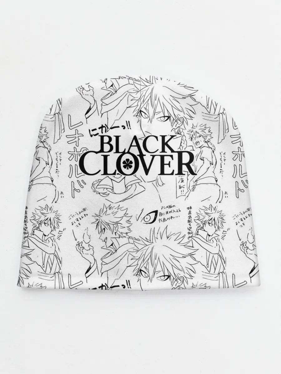 Детская шапка / Чёрный клевер образы Юно