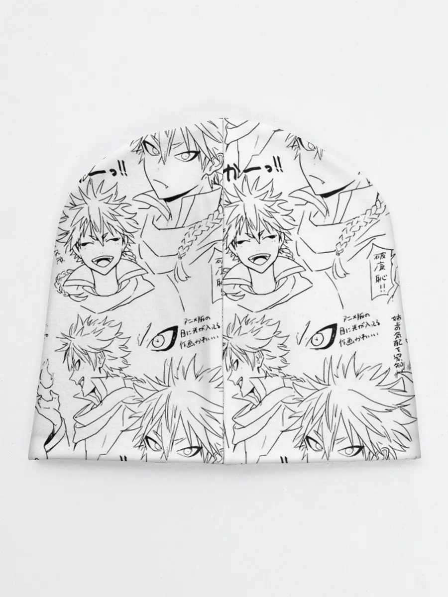 Детская шапка / Чёрный клевер образы Юно