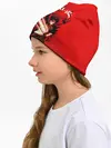 Детская шапка / Чёрный Аста красный туман