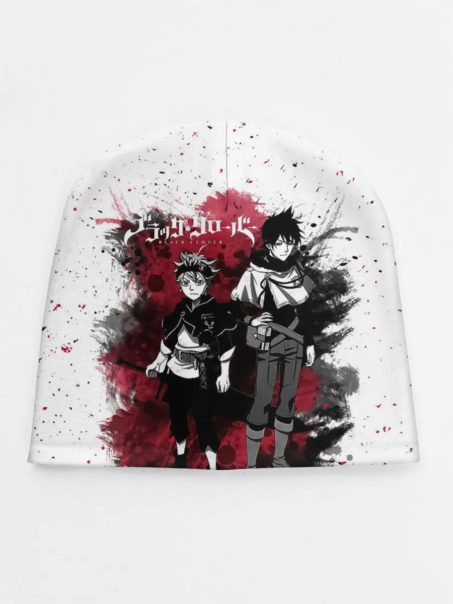 Детская шапка / Чёрный клевер Аста и Юно