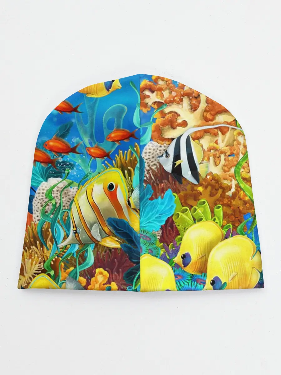 Детская шапка / На глубине | Рыбки | Пляжная