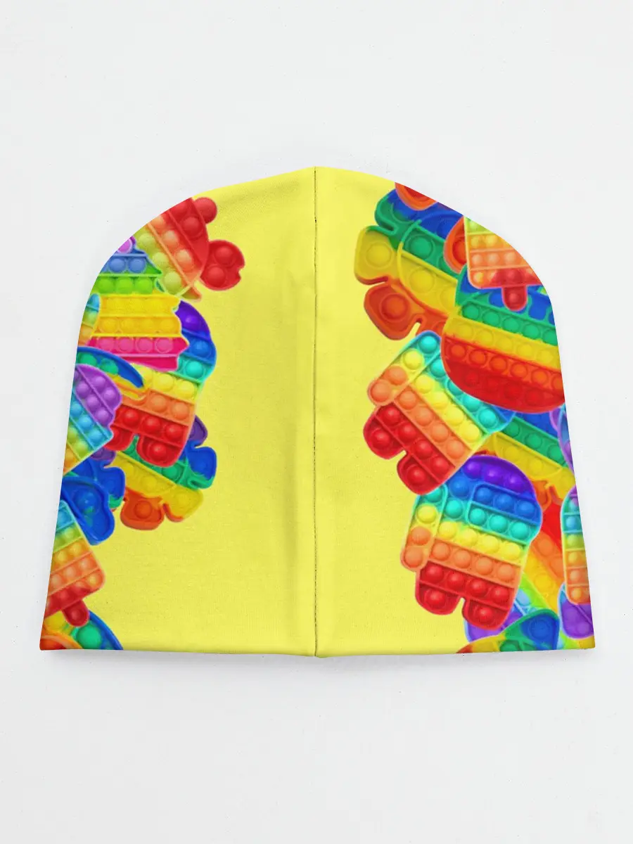 Детская шапка / Разные Pop It масляная краска
