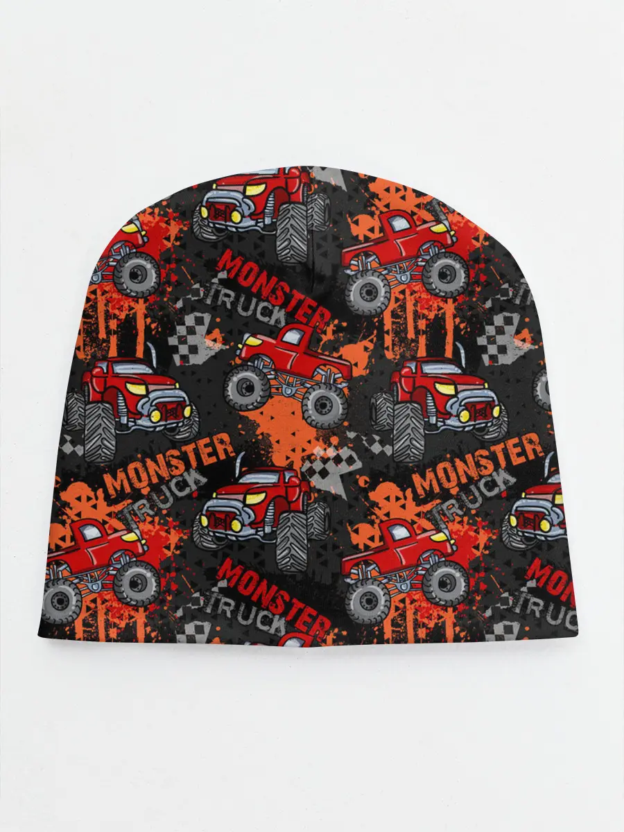 Детская шапка / MONSTER TRUCK RED