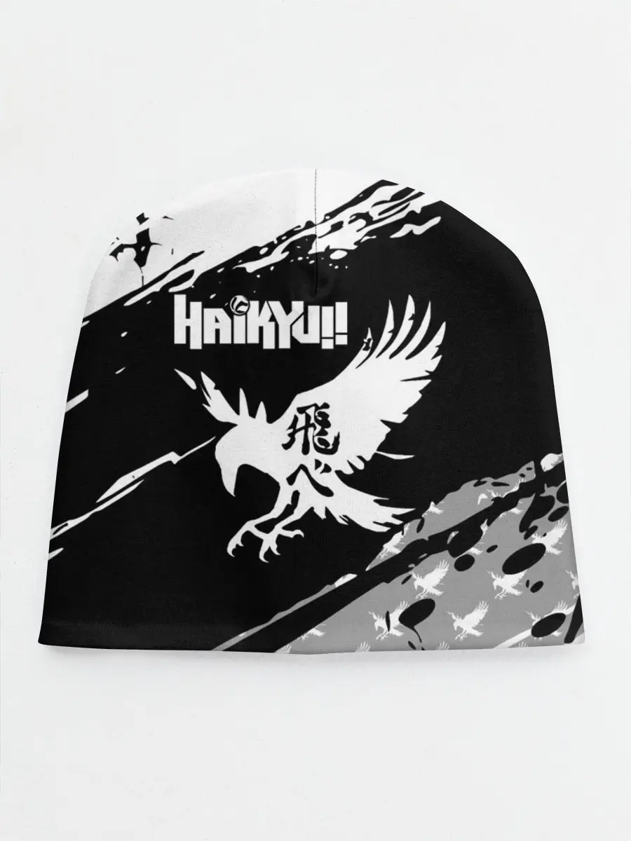 Детская шапка / Haikyuu!! Ворон иероглиф