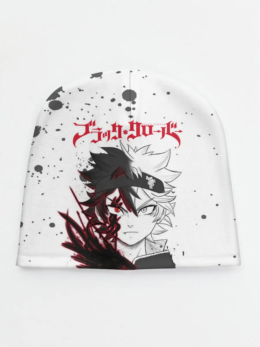 Детская шапка / Черный Аста | Чёрный клевер