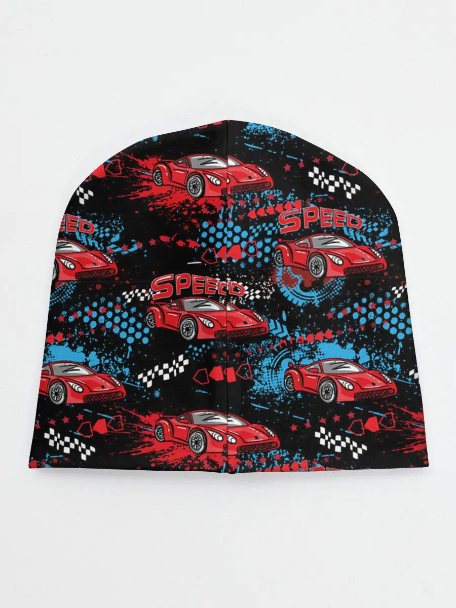 Детская шапка / Гоночная машинка