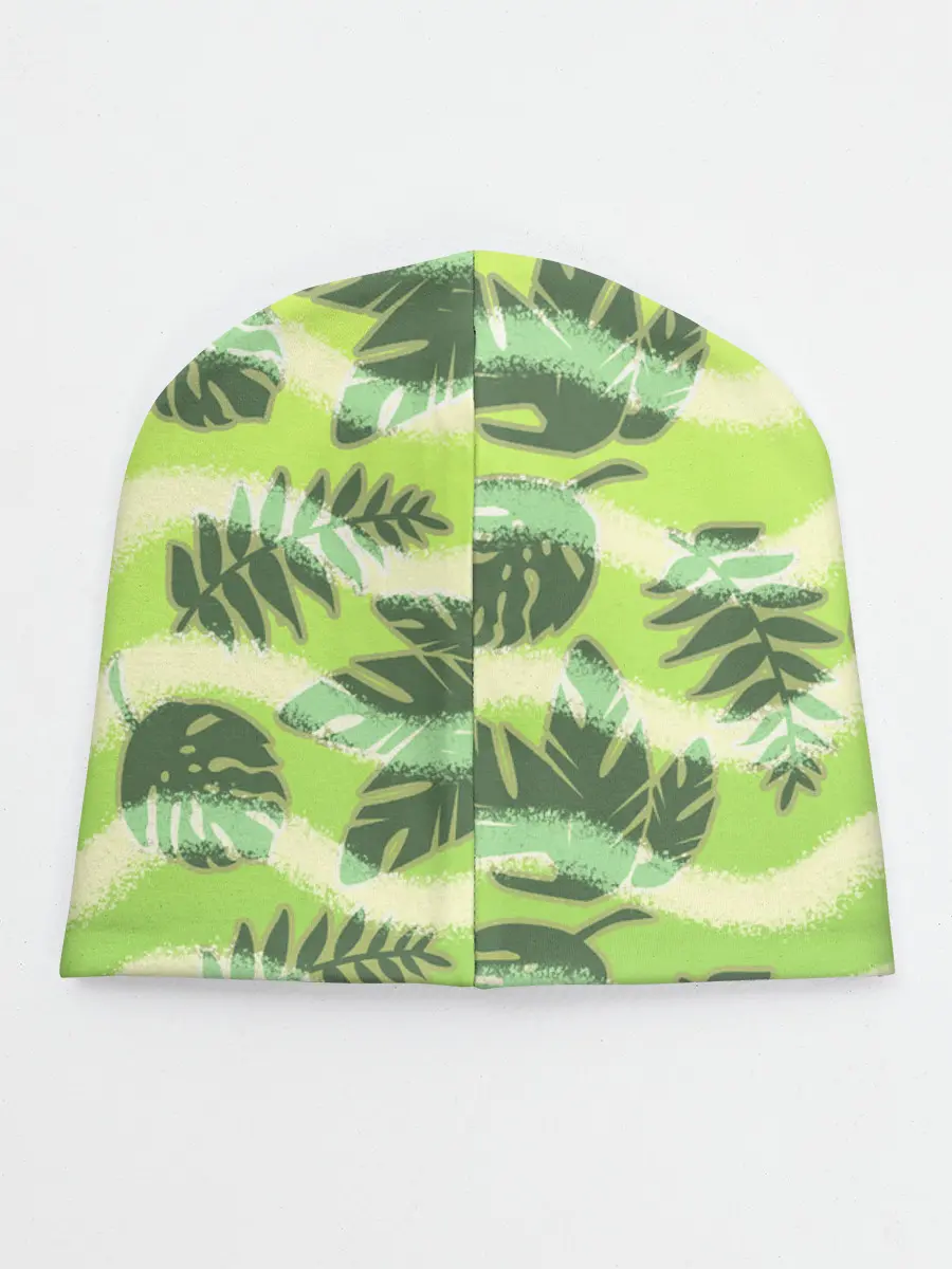Детская шапка / Тропический фон
