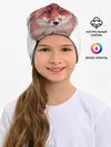 Детская шапка / Лисица и снег