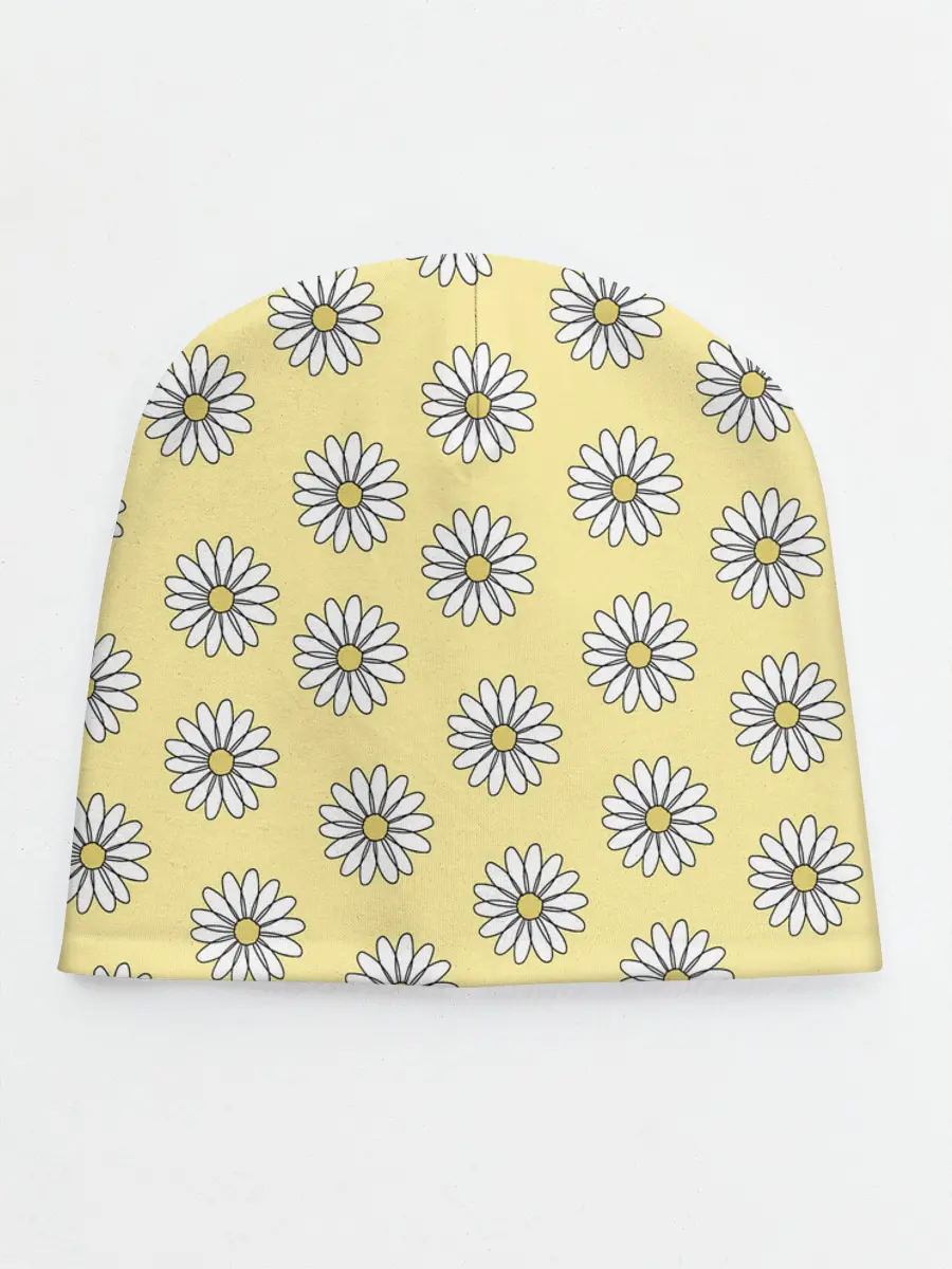 Детская шапка / Ромашки | 2