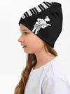 Детская шапка / Черно Белое пианино