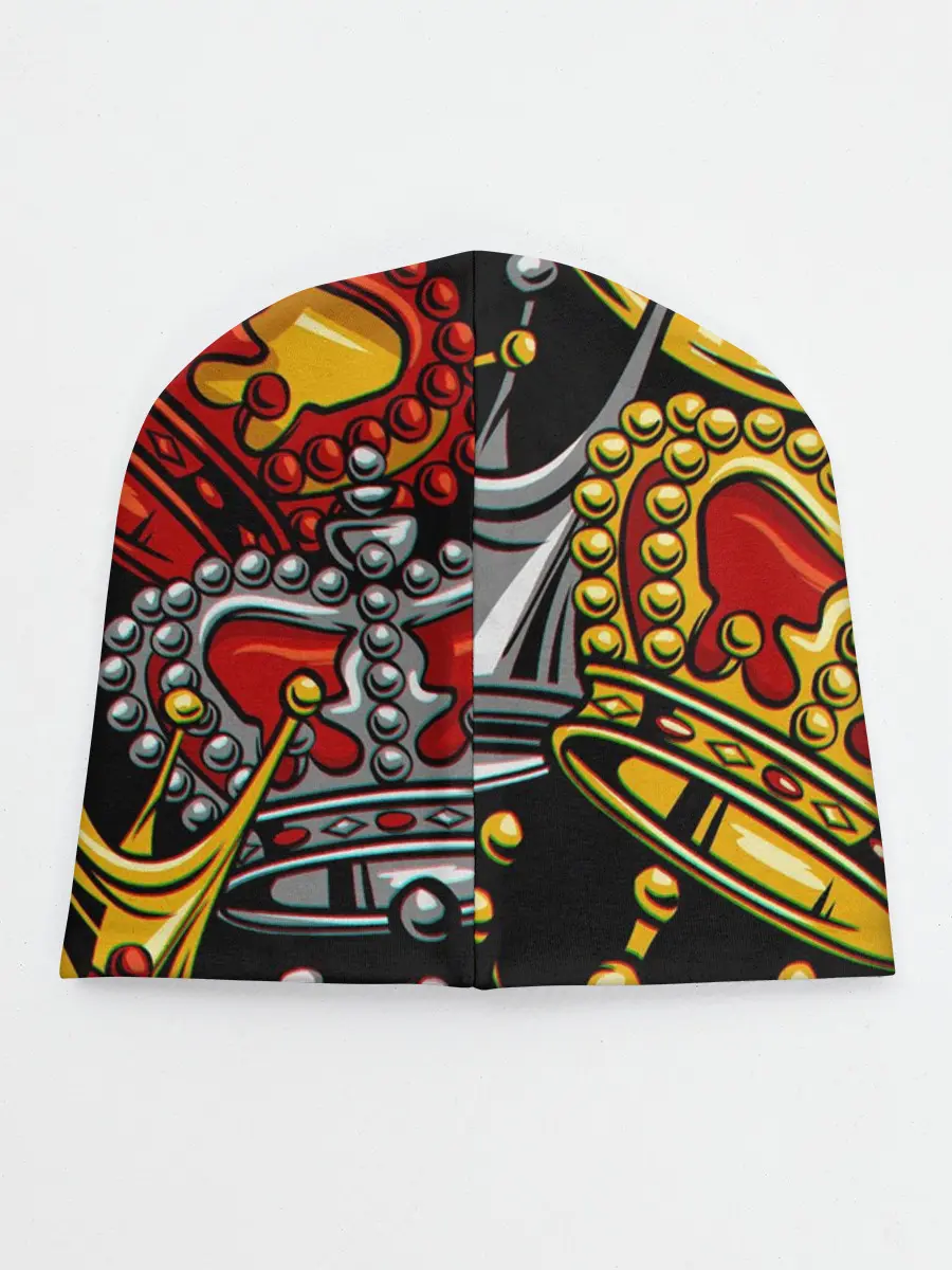 Детская шапка / КОРОЛЕВСКИЙ БАГРОВЫЙ 3D