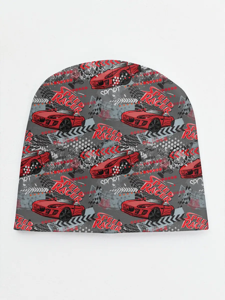Детская шапка / Гоночная машина