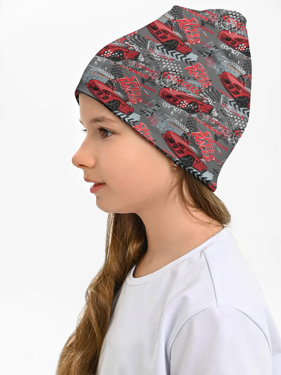 Детская шапка / Гоночная машина