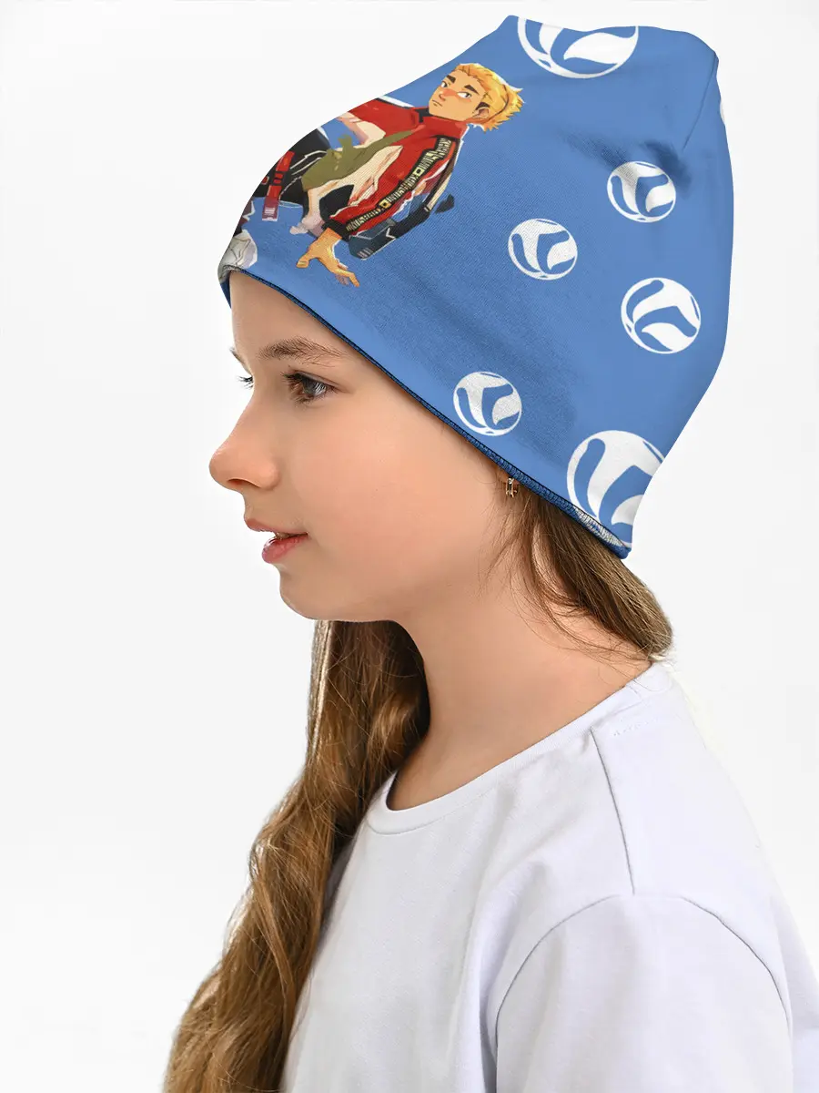 Детская шапка / Шоё Хината на стиле Haikyuu!!