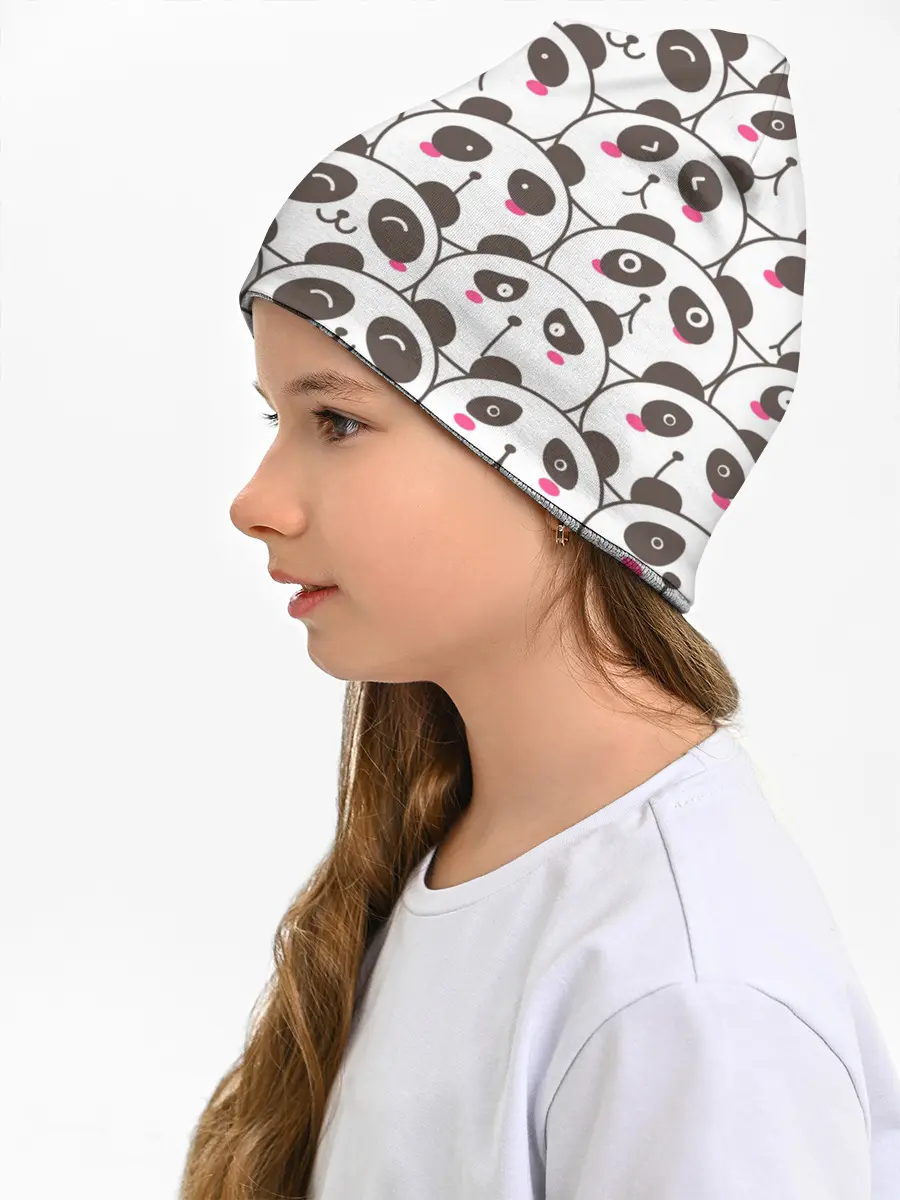 Детская шапка / Панд много не бывает