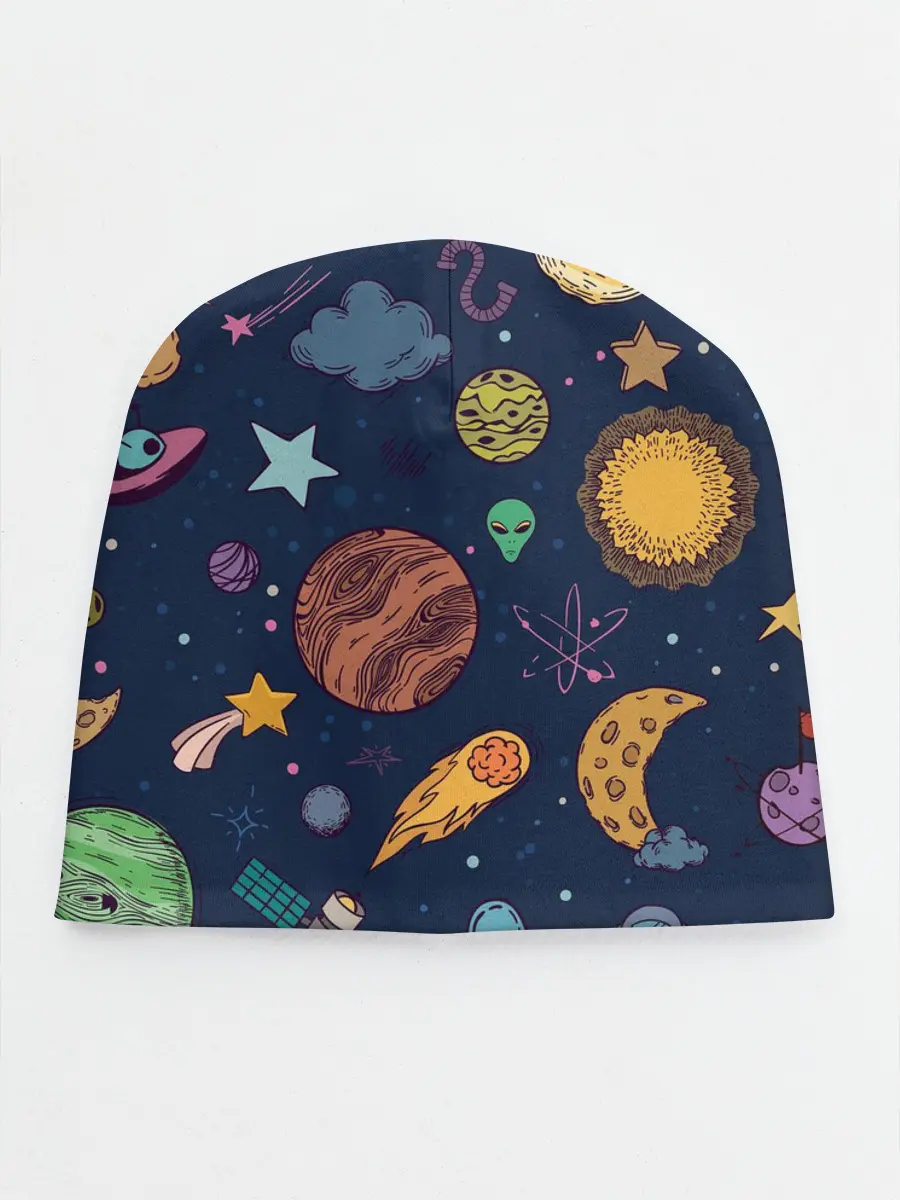 Детская шапка / Космический мир