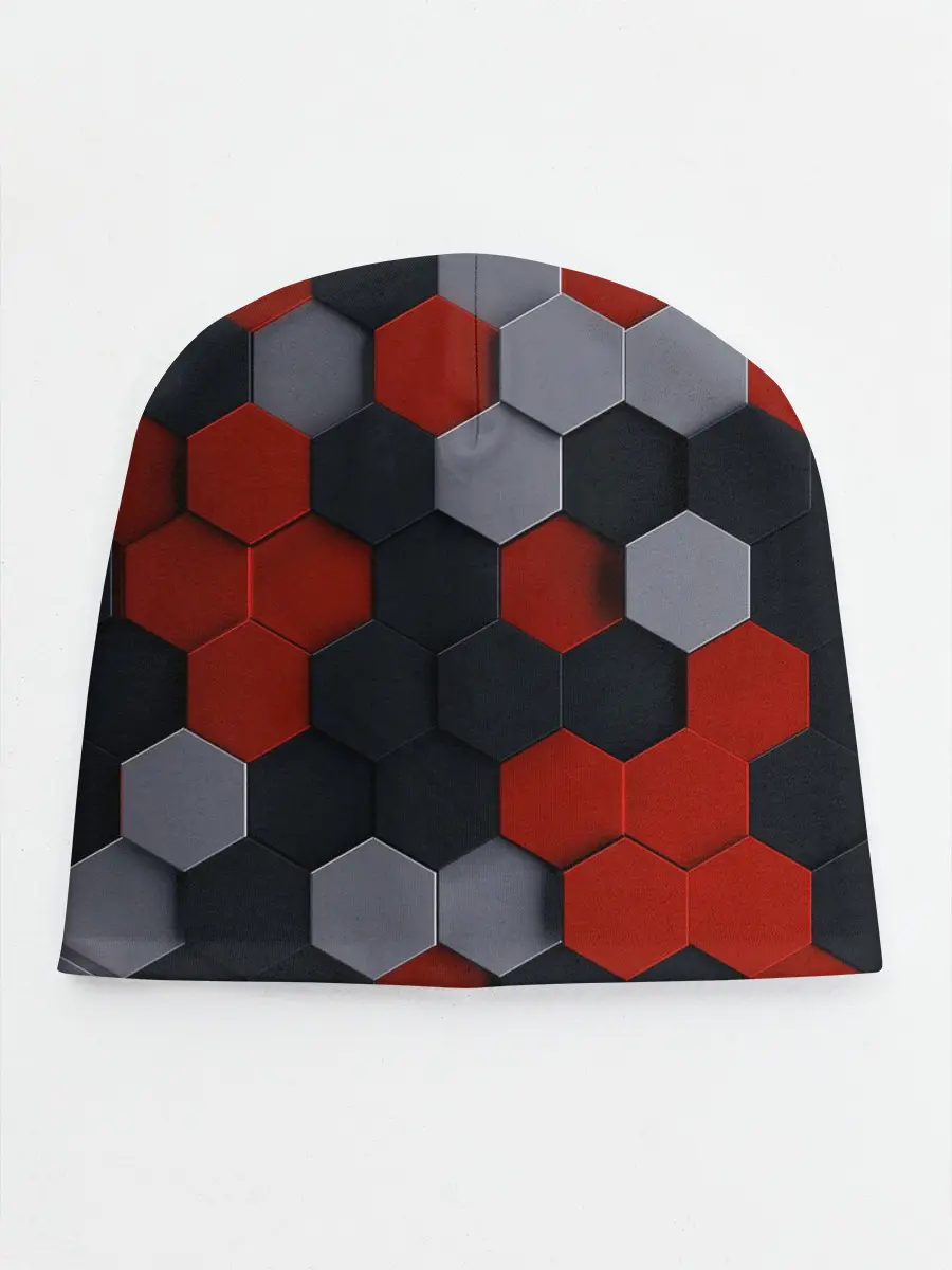 Детская шапка / РАЗНОЦВЕТНЫЕ СОТЫ 3D