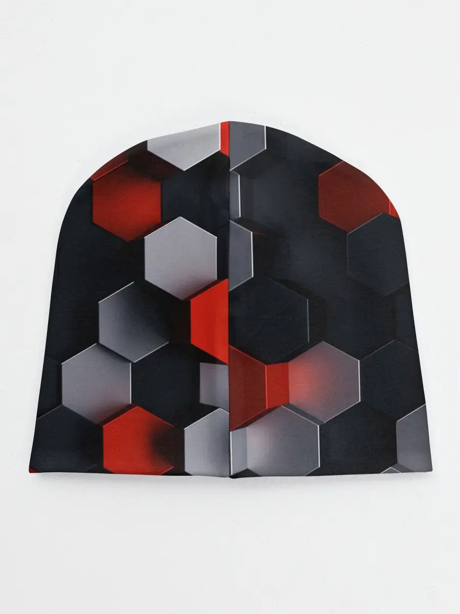 Детская шапка / РАЗНОЦВЕТНЫЕ СОТЫ 3D