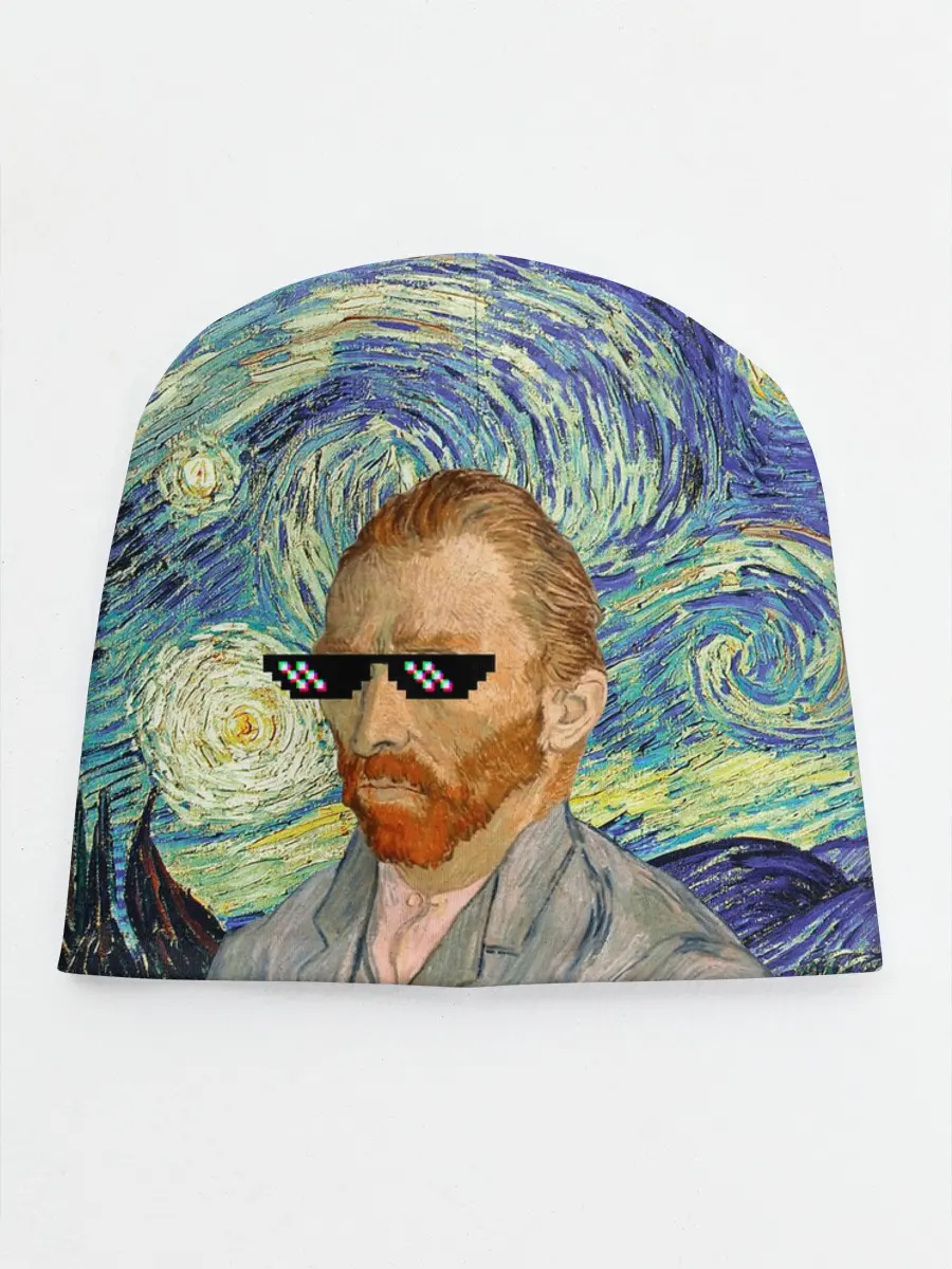 Детская шапка / Ван Гог - Deal with it