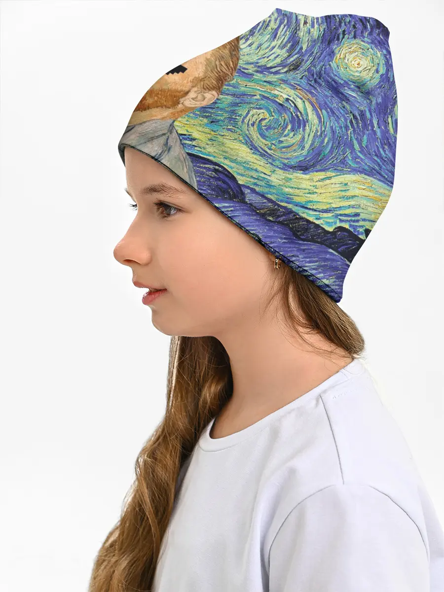 Детская шапка / Ван Гог - Deal with it