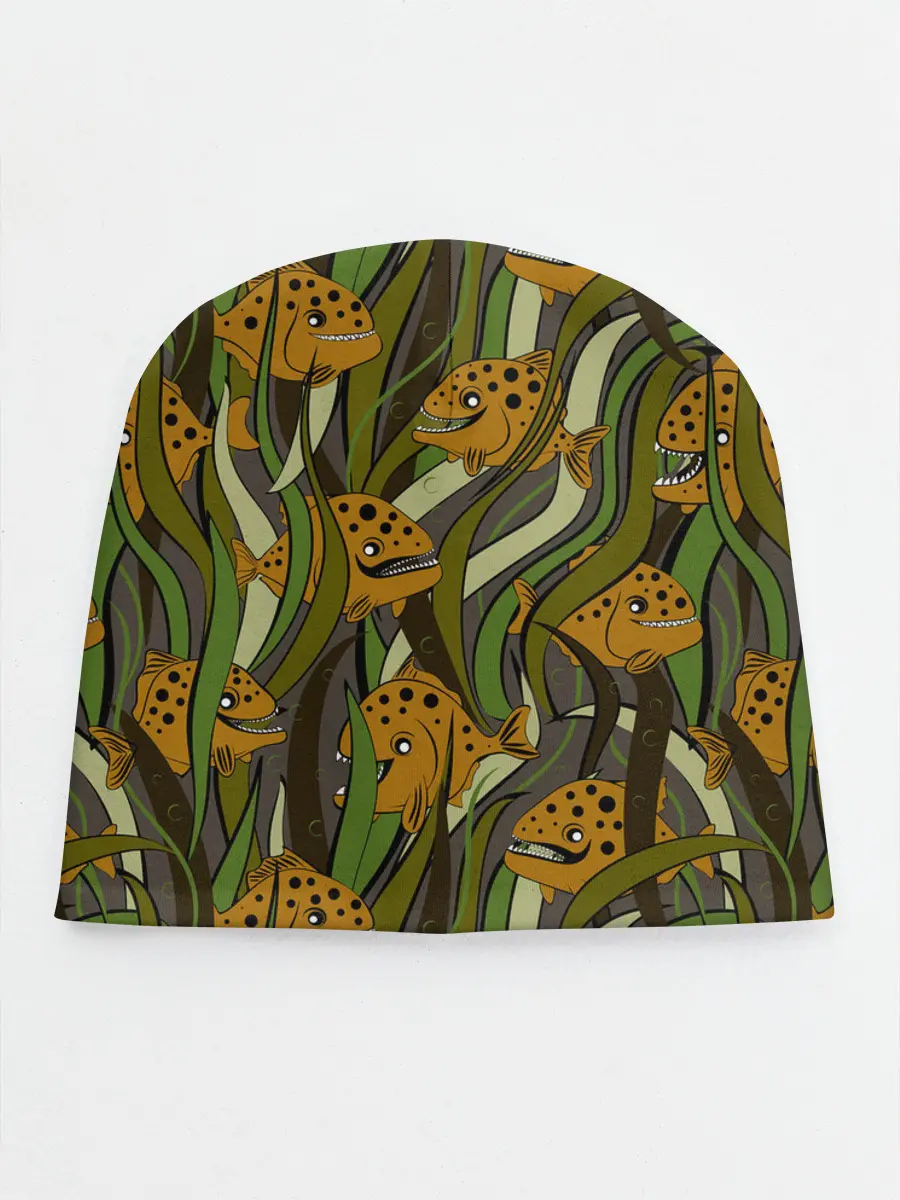 Детская шапка / Пираньи камуфляж