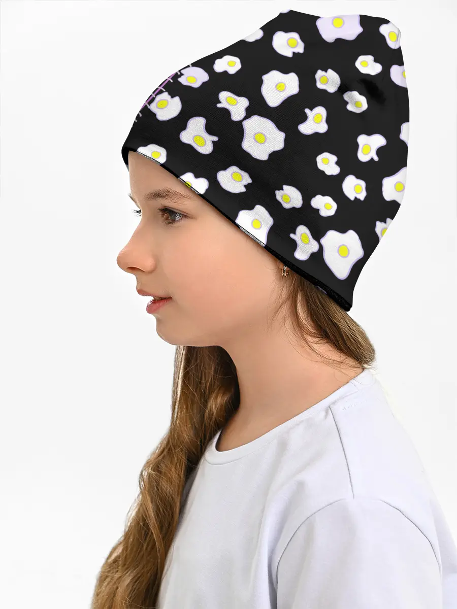 Детская шапка / Яичница с беконом