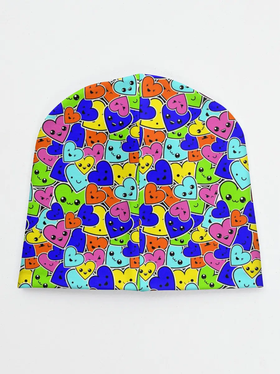 Детская шапка / Сердечки