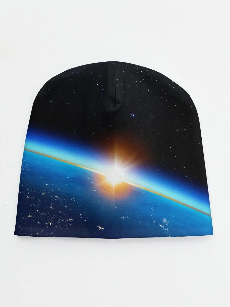 Детская шапка / КОСМИЧЕСКИЙ РАССВЕТ 3D